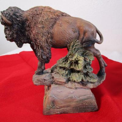 Brown Buffalo display figure