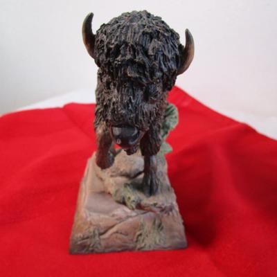 Brown Buffalo display figure