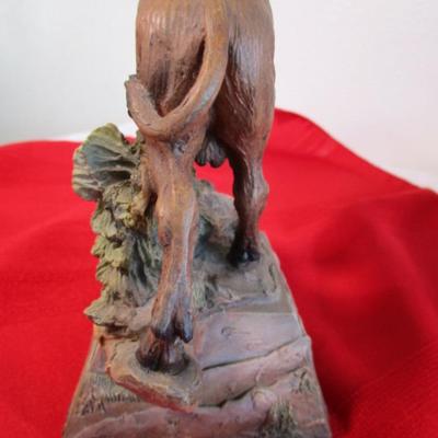 Brown Buffalo display figure