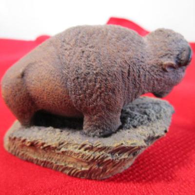 Bronze Wildlife Collection Small Buffalo display figure