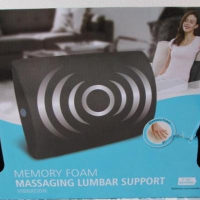 Memory Foam Massaging Lumbar Support