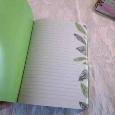 3 journals, 1 address book, 1 Mary Engelbreit pad