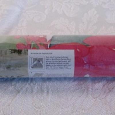 1 roll Vinyl Self- Adhesive floral wall/contact paper
