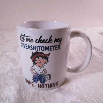 Betty Boop ceramic mug