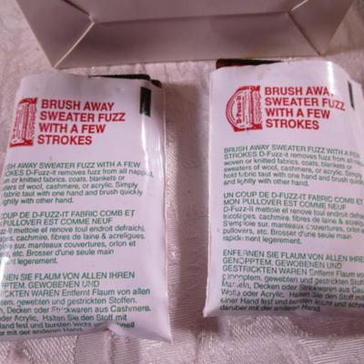 Suede cleaners, fabric shavers, lint brush