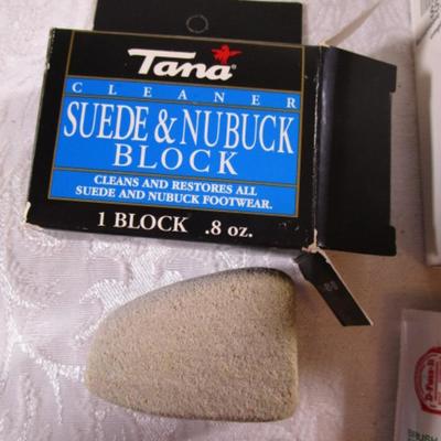 Suede cleaners, fabric shavers, lint brush
