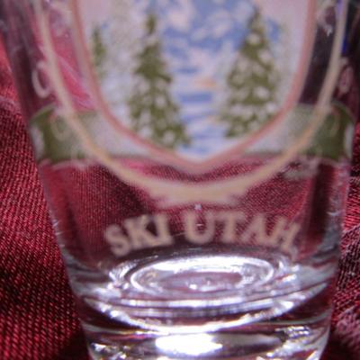Winter Wonderland Ski Utah shot glass