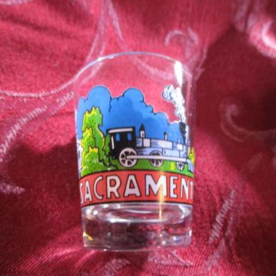 Sacramento shot glass