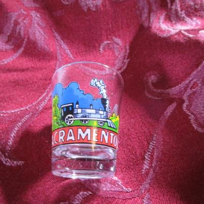 Sacramento shot glass