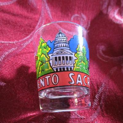 Sacramento shot glass