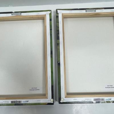 Set of Framed Photos: Lily Pond at the Huntington Gardens