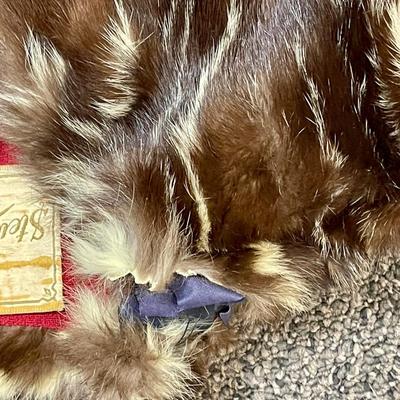 Stellar 1940s Spotted Skunk Scalloped Fur Cape