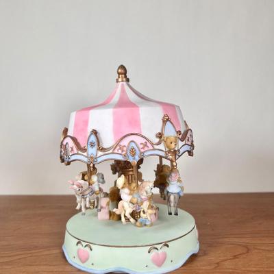 LOT 6B: Limited Edition 2006 Cherished Teddies Carousel "Fifteen Cherished Bears For Fifteen Cherished Years” #1729/4000, Bradley’s...