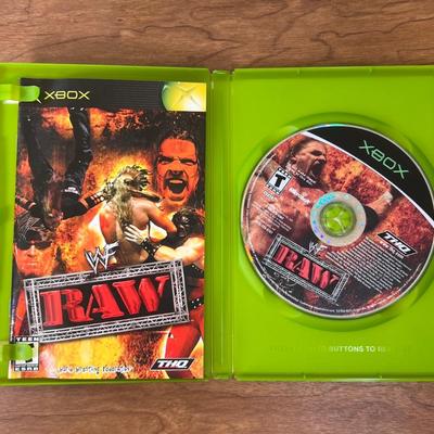 LOT 11B: Original XBOX Games - WWF Raw, Project Gotham Racing, Legends of Wrestling II, Celebrity Death Match & Knockout Kings 2002