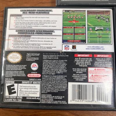 LOT 14B: Nintendo DS Games - Madden 2005, Asphalt Racing & Sims 2 w/ GameBoy Advance Games w/ Original Boxes - SpongeBob SquarePants...