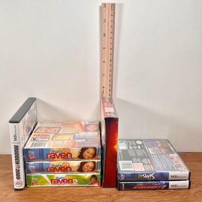 LOT 14B: Nintendo DS Games - Madden 2005, Asphalt Racing & Sims 2 w/ GameBoy Advance Games w/ Original Boxes - SpongeBob SquarePants...