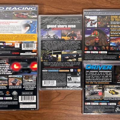 LOT 16B: NIP Sony PSP Grand Theft Auto: Liberty City Stories w/ PlayStation Racing Games