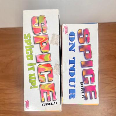 LOT 21B: Spice Girls Collection - 1998 Galoob Toys Dolls in Box - Geri Halliwell Ginger Spice it Up, 4 On Tour Dolls (Mel B, Geri,...