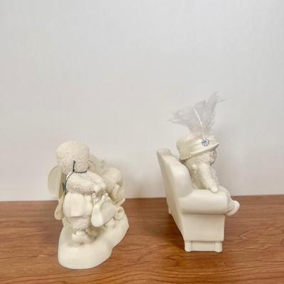 LOT 22B: Department 56 Snowbabies - 2003 "Looking for Grandma's Treasures" & 2005 "Girlfriends"
