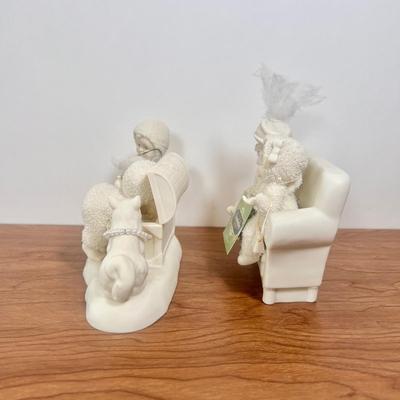 LOT 22B: Department 56 Snowbabies - 2003 "Looking for Grandma's Treasures" & 2005 "Girlfriends"