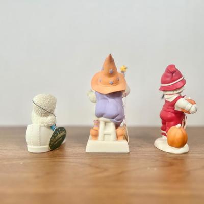 LOT 24B: Department 56 Snowbabies - 2005 "Bobby Soxer," Let's Pretend "Your Future Looks Bright," 2003 Babies on...