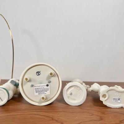 LOT 27B: Department 56 Snowbabies - Frosty the Snowman, NIB "Christmas Nutcracker" Ornament, Carolling Music Box & More