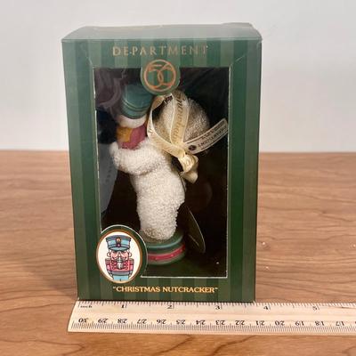 LOT 27B: Department 56 Snowbabies - Frosty the Snowman, NIB "Christmas Nutcracker" Ornament, Carolling Music Box & More