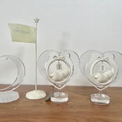 LOT 28B: Department 56 Snowbabies & Accessories - Starlight Games Flag, Miniature Figurines, Birthstone Figures, Pins, NIP Ornament...