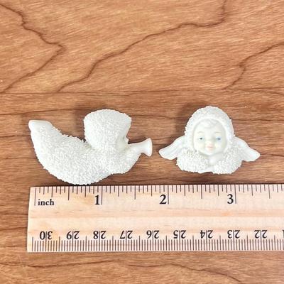 LOT 28B: Department 56 Snowbabies & Accessories - Starlight Games Flag, Miniature Figurines, Birthstone Figures, Pins, NIP Ornament...