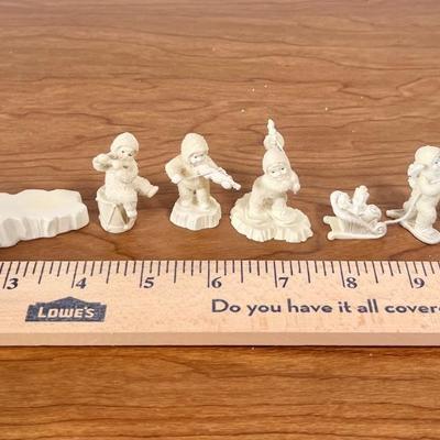 LOT 28B: Department 56 Snowbabies & Accessories - Starlight Games Flag, Miniature Figurines, Birthstone Figures, Pins, NIP Ornament...