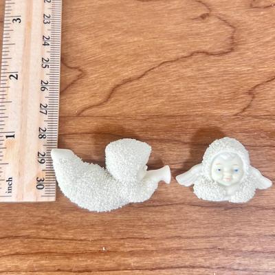 LOT 28B: Department 56 Snowbabies & Accessories - Starlight Games Flag, Miniature Figurines, Birthstone Figures, Pins, NIP Ornament...