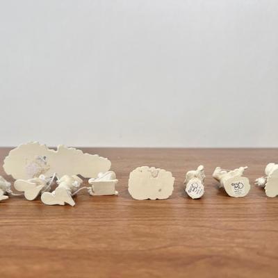 LOT 28B: Department 56 Snowbabies & Accessories - Starlight Games Flag, Miniature Figurines, Birthstone Figures, Pins, NIP Ornament...