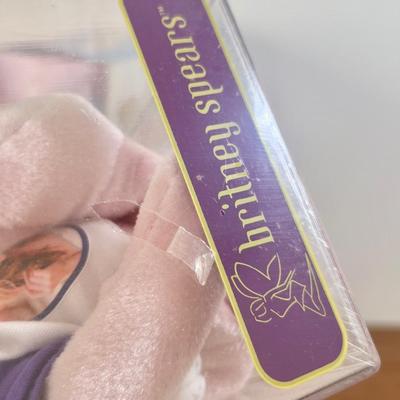 LOT 31B: 1999 Play Along Britney Spears Live in Concert Doll NRFB & Limited Edition Britney Spears Bear in Case