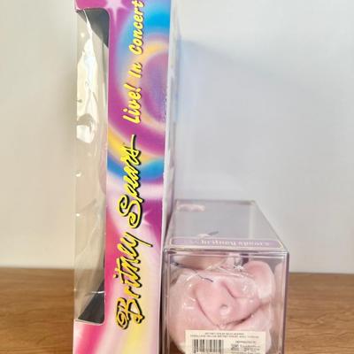 LOT 31B: 1999 Play Along Britney Spears Live in Concert Doll NRFB & Limited Edition Britney Spears Bear in Case