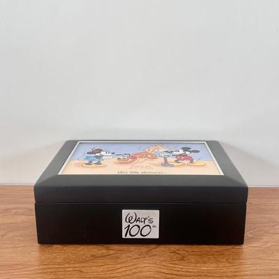 LOT 33B: Disney Desk Accessories - Walt's 100th Birthday Hallmark Box, Photo Frames, Mickey Mug & Mini Quote Books