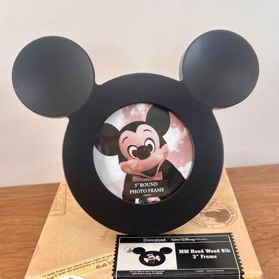 LOT 33B: Disney Desk Accessories - Walt's 100th Birthday Hallmark Box, Photo Frames, Mickey Mug & Mini Quote Books