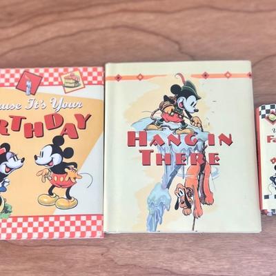 LOT 33B: Disney Desk Accessories - Walt's 100th Birthday Hallmark Box, Photo Frames, Mickey Mug & Mini Quote Books