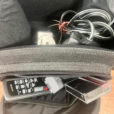 LOT 36B: Sony Handicam Digital Video Recorders - Models DCR-HC21 & DCR-DVD403 w/ Sony Camera Bags