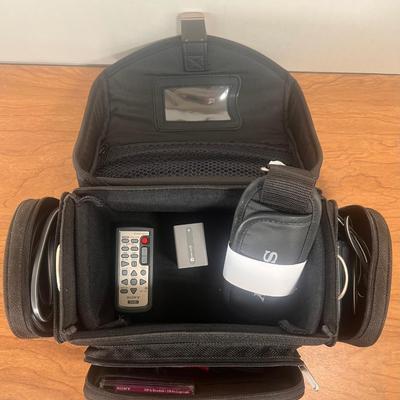 LOT 36B: Sony Handicam Digital Video Recorders - Models DCR-HC21 & DCR-DVD403 w/ Sony Camera Bags