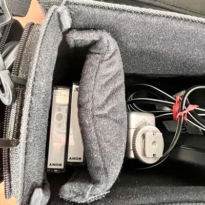 LOT 36B: Sony Handicam Digital Video Recorders - Models DCR-HC21 & DCR-DVD403 w/ Sony Camera Bags