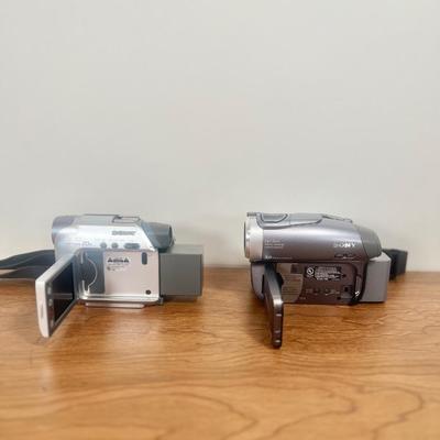 LOT 36B: Sony Handicam Digital Video Recorders - Models DCR-HC21 & DCR-DVD403 w/ Sony Camera Bags