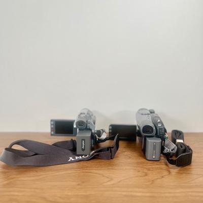LOT 36B: Sony Handicam Digital Video Recorders - Models DCR-HC21 & DCR-DVD403 w/ Sony Camera Bags