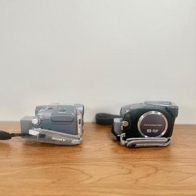 LOT 36B: Sony Handicam Digital Video Recorders - Models DCR-HC21 & DCR-DVD403 w/ Sony Camera Bags