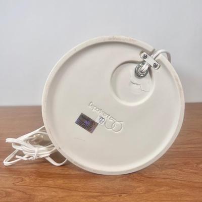 LOT 37B: Department 56 Snowbabies - 2000 "Ride the Wave" Dolphin Figure & Display Lamp