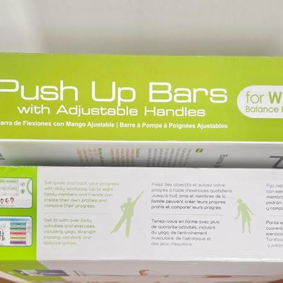 LOT 40B: Nintendo Wii Fit & Nintendo Push up Bars for Wii Fit