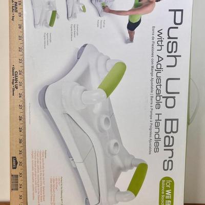 LOT 40B: Nintendo Wii Fit & Nintendo Push up Bars for Wii Fit