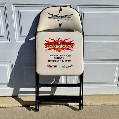 LOT 43 B: 1999 WCW Monday Nitro "The Millennium Shows" Event Chair