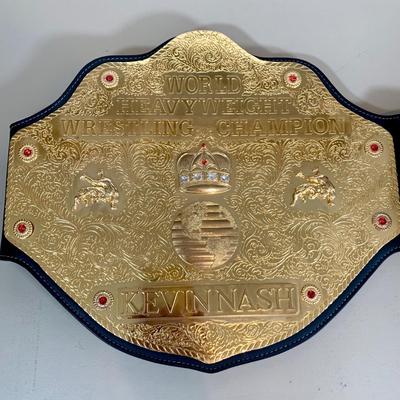 LOT 47 A: 1998 Figures Toy Co. WCW Kevin Nash World Heavy Weight Wrestling Champion Replica Belt