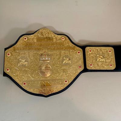 LOT 47 A: 1998 Figures Toy Co. WCW Kevin Nash World Heavy Weight Wrestling Champion Replica Belt