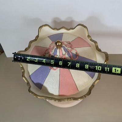 LOT 48 B: 1997 Numbered Limited Edition The S. F. Music Box Co. Les Fleurs d' Amour Carousel Collection Musical Carousel "Waltz...